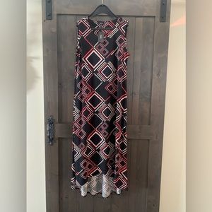 NWT Alfani Longer “Pop Art” Maxi Dress Size Medium Summer Beach Night Out Dinner